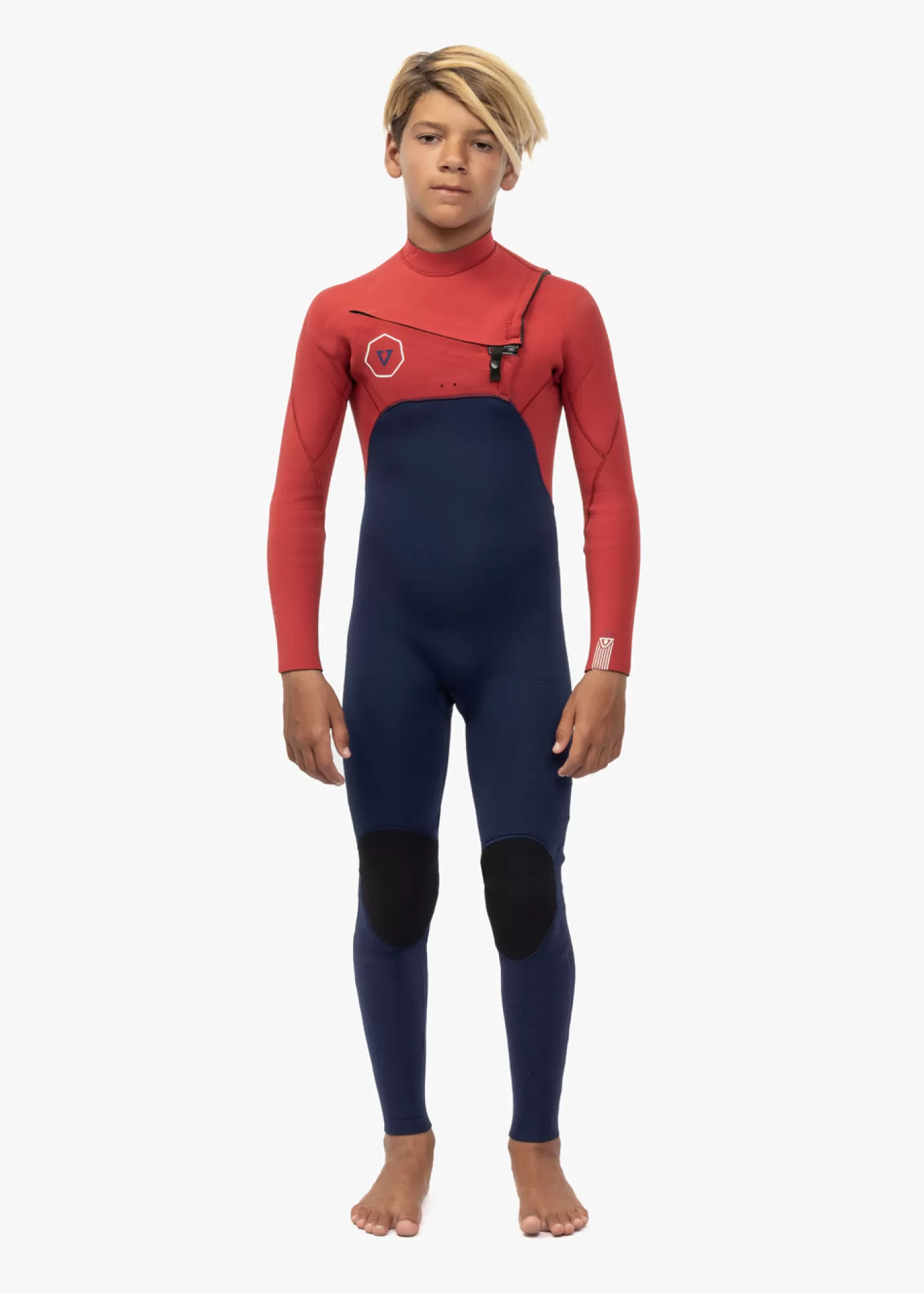 Vissla 7 Seas 3-2 Boys Chest Zip Full Wetsuit< Gifts for Groms | Boys