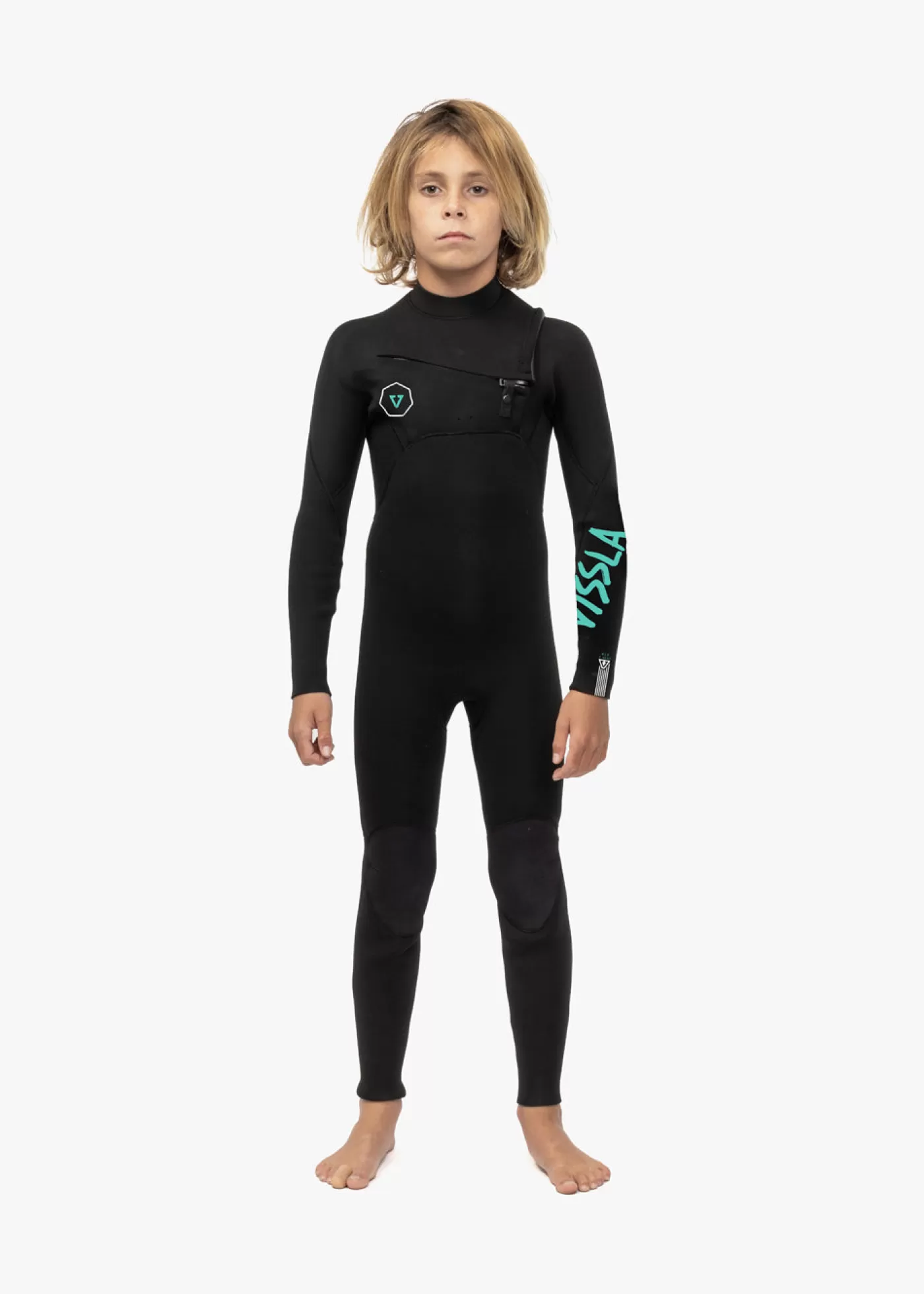 Vissla 7 Seas 3-2 Boys Chest Zip Full Wetsuit< Gifts for Groms | Boys