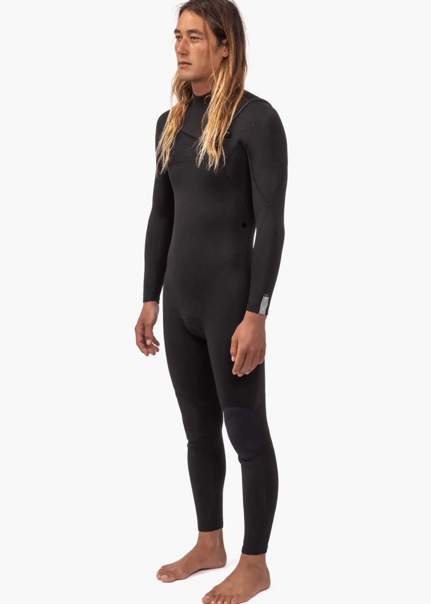 Vissla 7 Seas 4-3 Full Chest Zip Wetsuit - with Jade Logos< Gifts Over $100 | 7 Seas Wetsuits