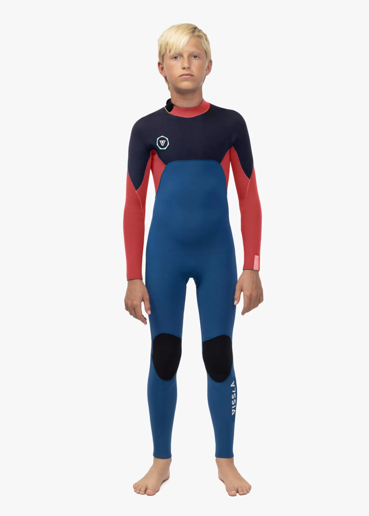 Vissla 7 Seas Boys 3-2 Full Back Zip Wetsuit< Boys | Youth