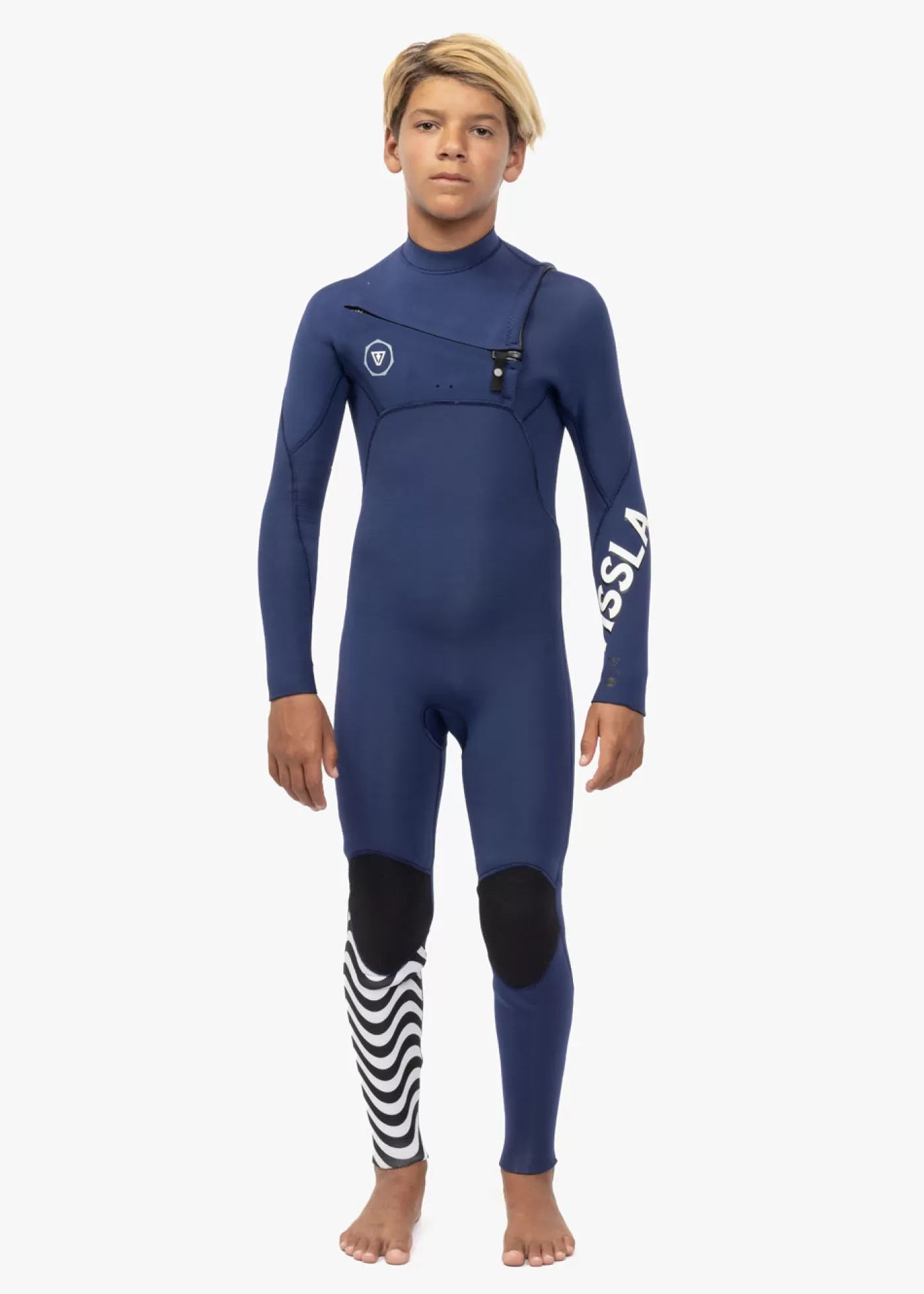 Vissla 7 Seas Boys 3-2 Full Chest Zip Wetsuit< Boys | Youth