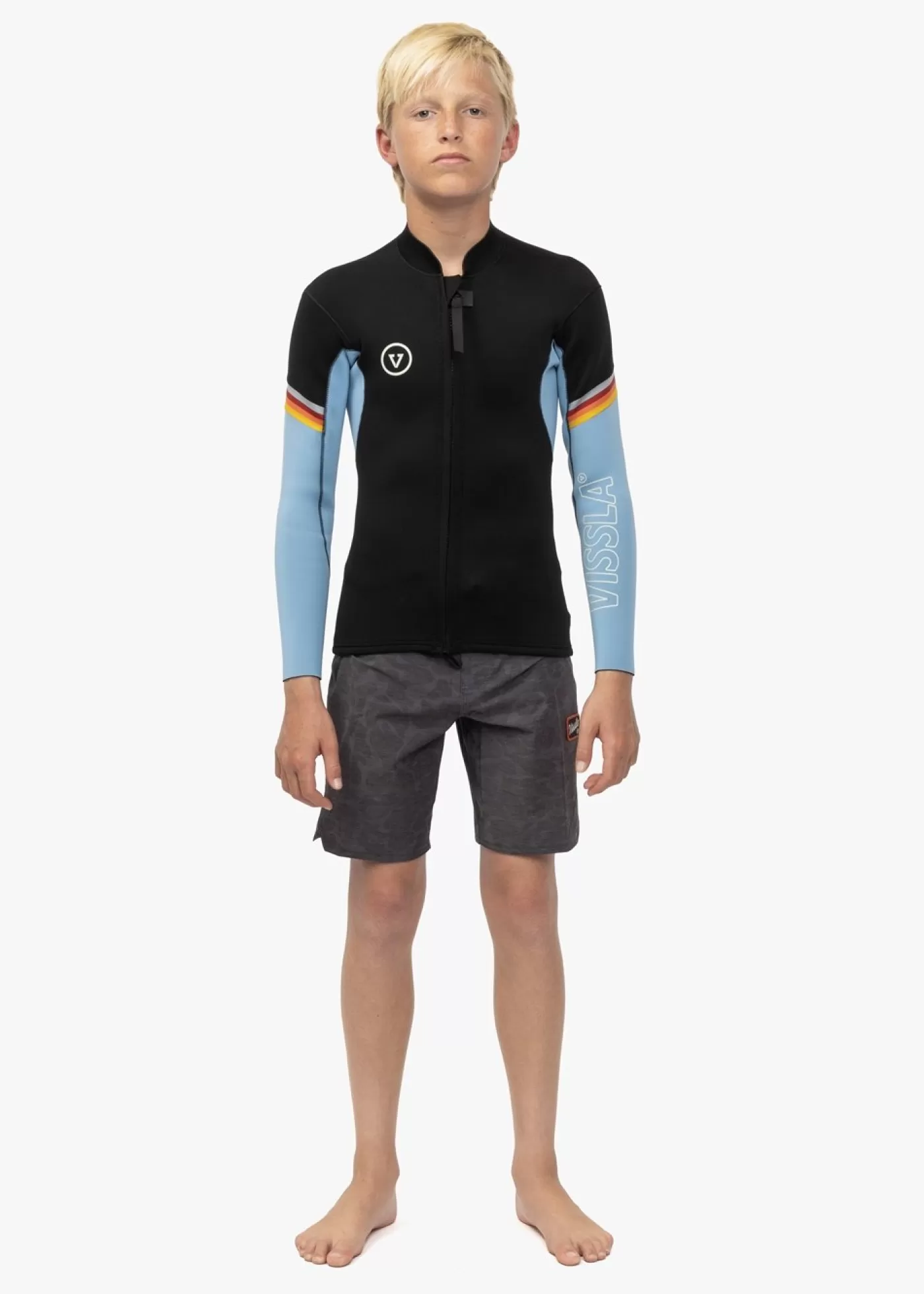 Vissla 7 Seas Boys Raditude 2Mm Front Zip Wetsuit< Boys | Youth