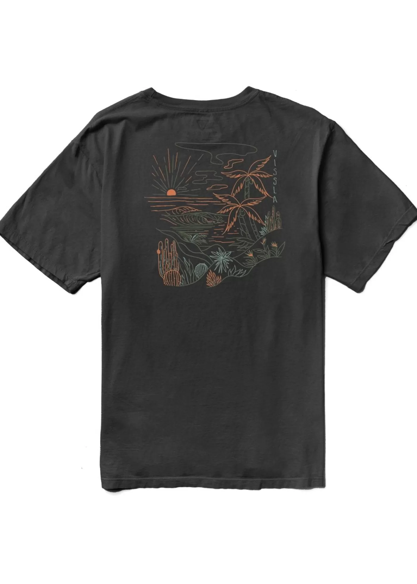 Vissla Desert Barrels Organic Pkt Tee< Warm Weather Gifts | Eco Collection