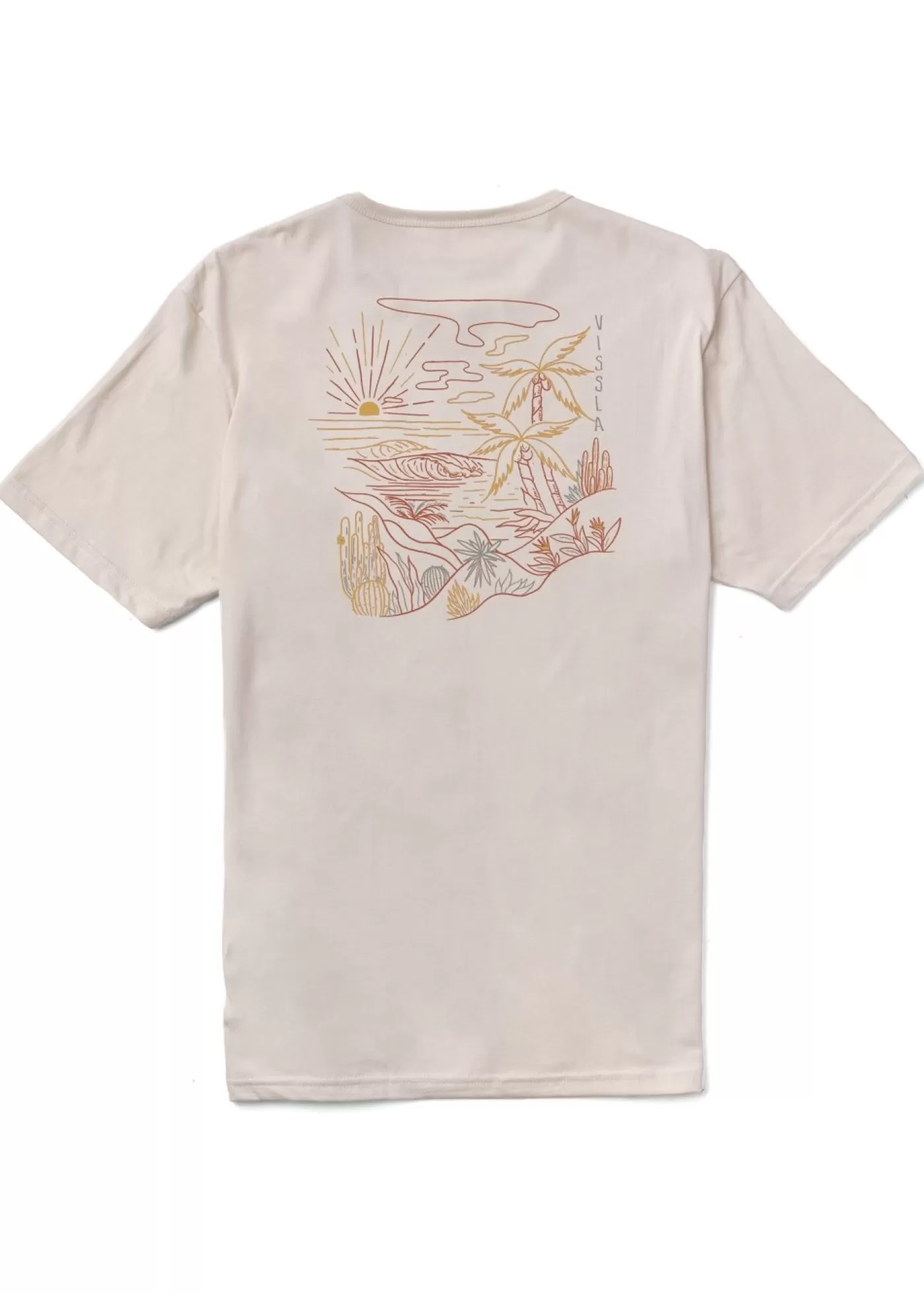 Vissla Desert Barrels Organic Pkt Tee< Warm Weather Gifts | Gifts Under $45