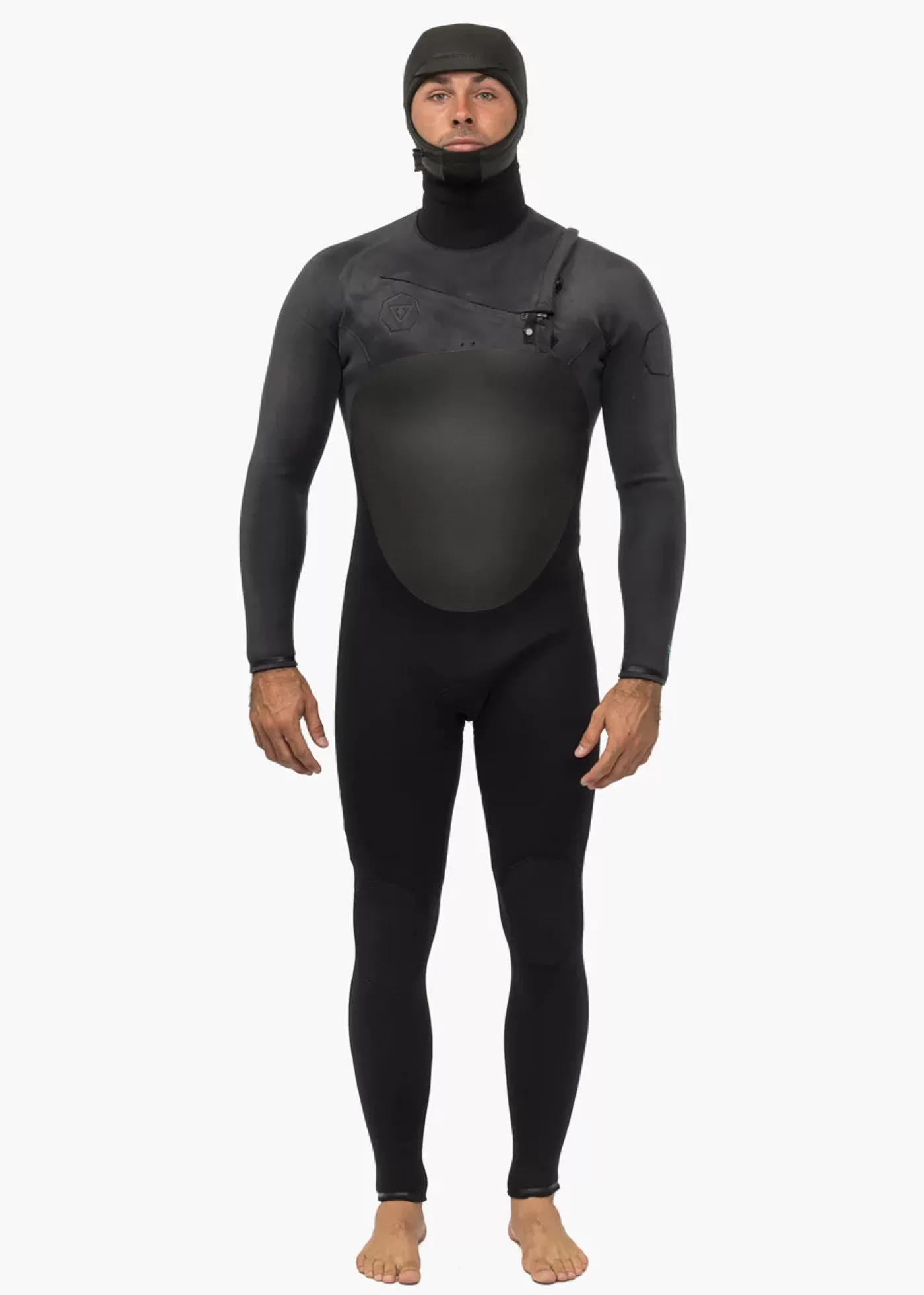 Vissla High Seas II 5-4 Full Hooded Chest Zip Wetsuit< Cold Weather Gifts | Hooded Wetsuits