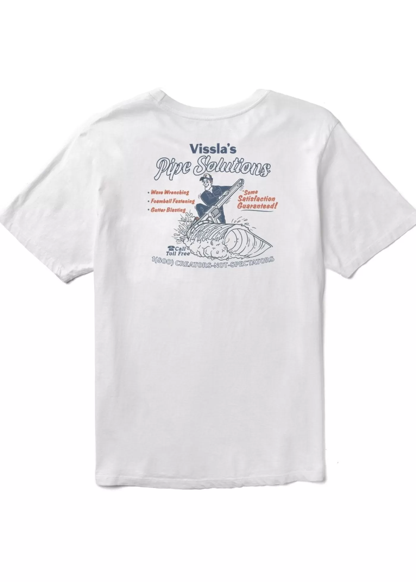 Vissla Pipe Solutions Premium Pkt Tee< Warm Weather Gifts | Gifts Under $45