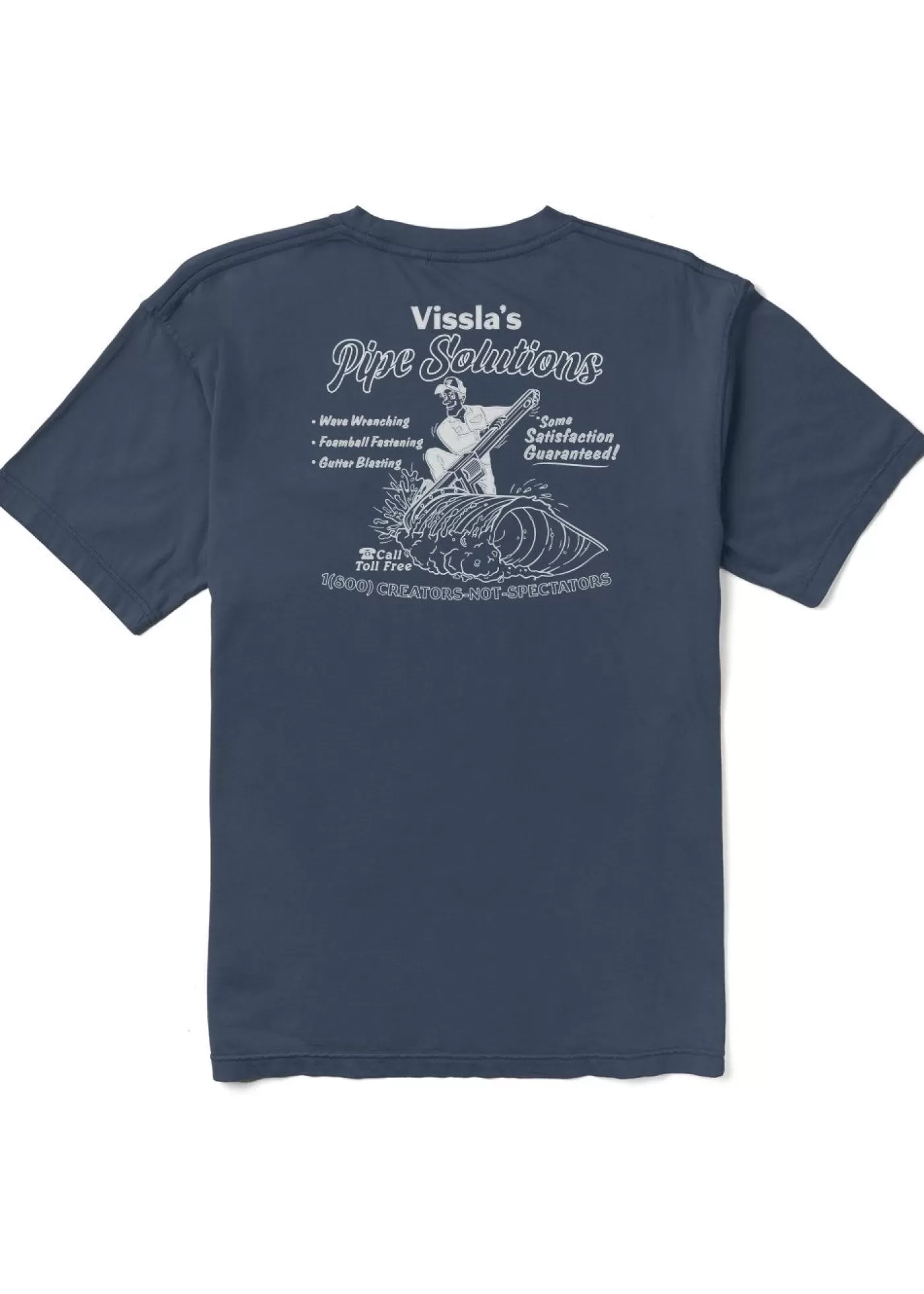 Vissla Pipe Solutions Premium Pkt Tee< Warm Weather Gifts | Gifts Under $45