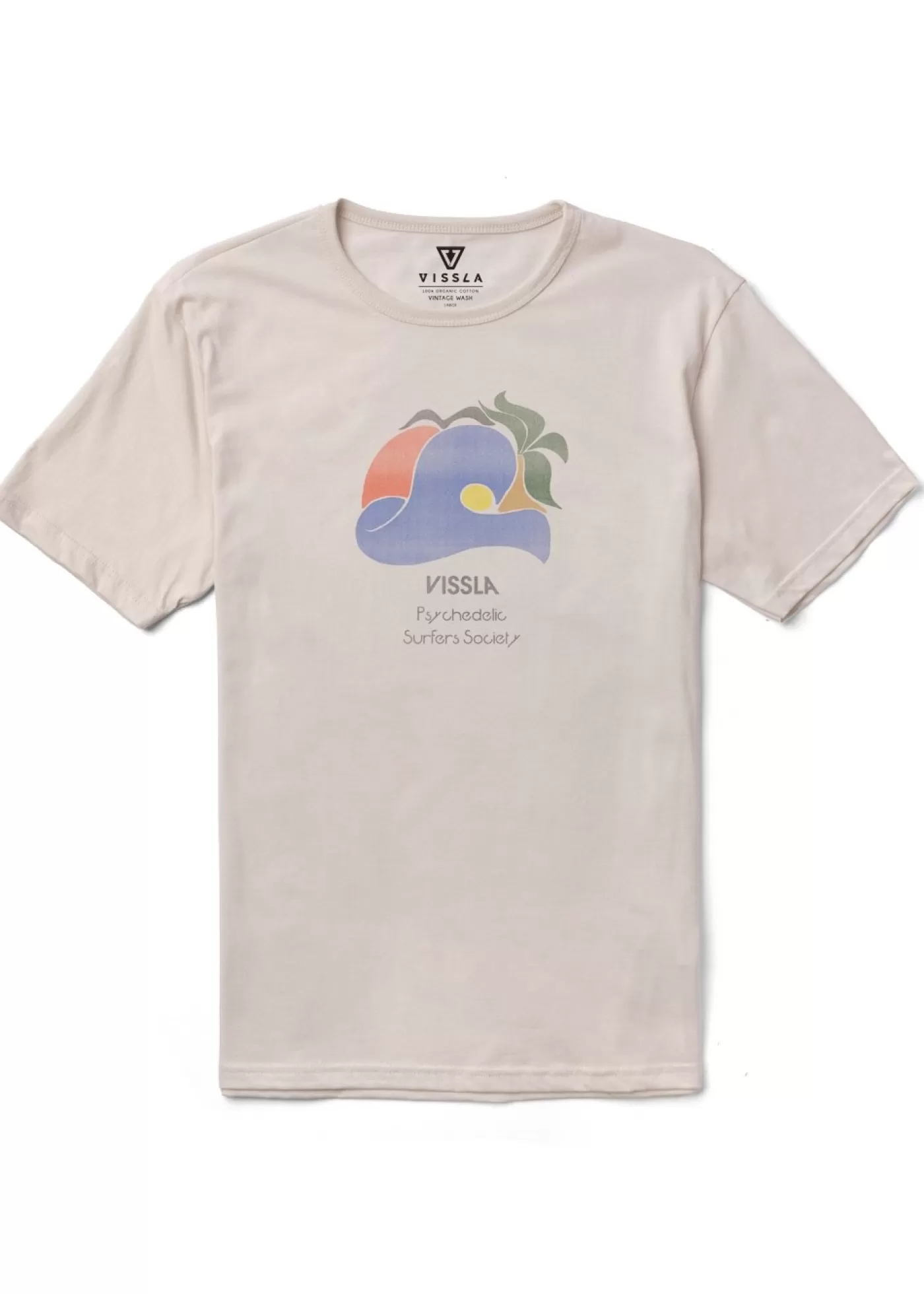 Vissla Psychedelic Wave Organic Tee< Warm Weather Gifts | Tulum Collection by Leah Marie Newton