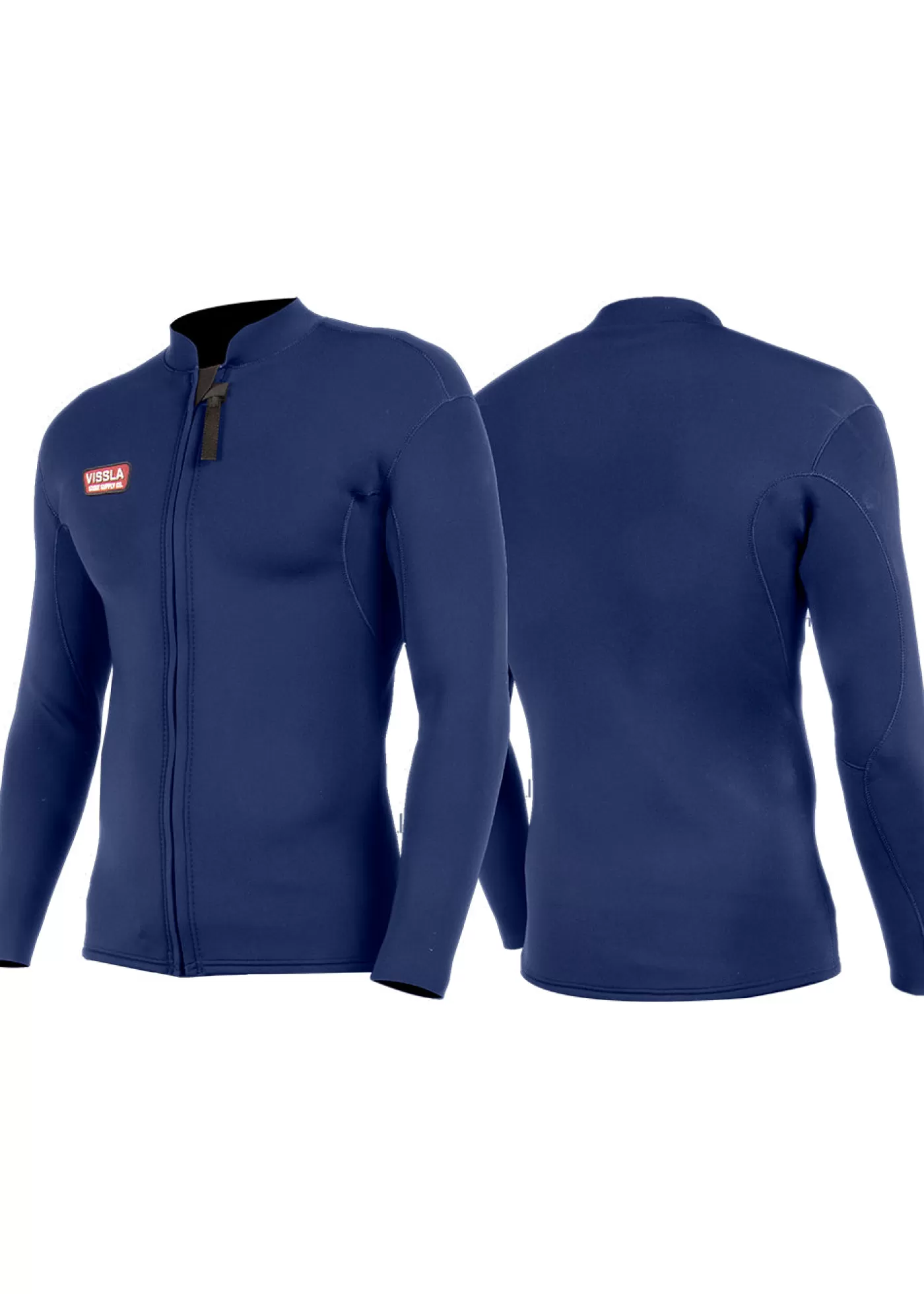 Vissla Solid Sets 2Mm Front Zip Wetsuit Jacket< Solid Sets Collection | Wetsuit Tops & Lycra