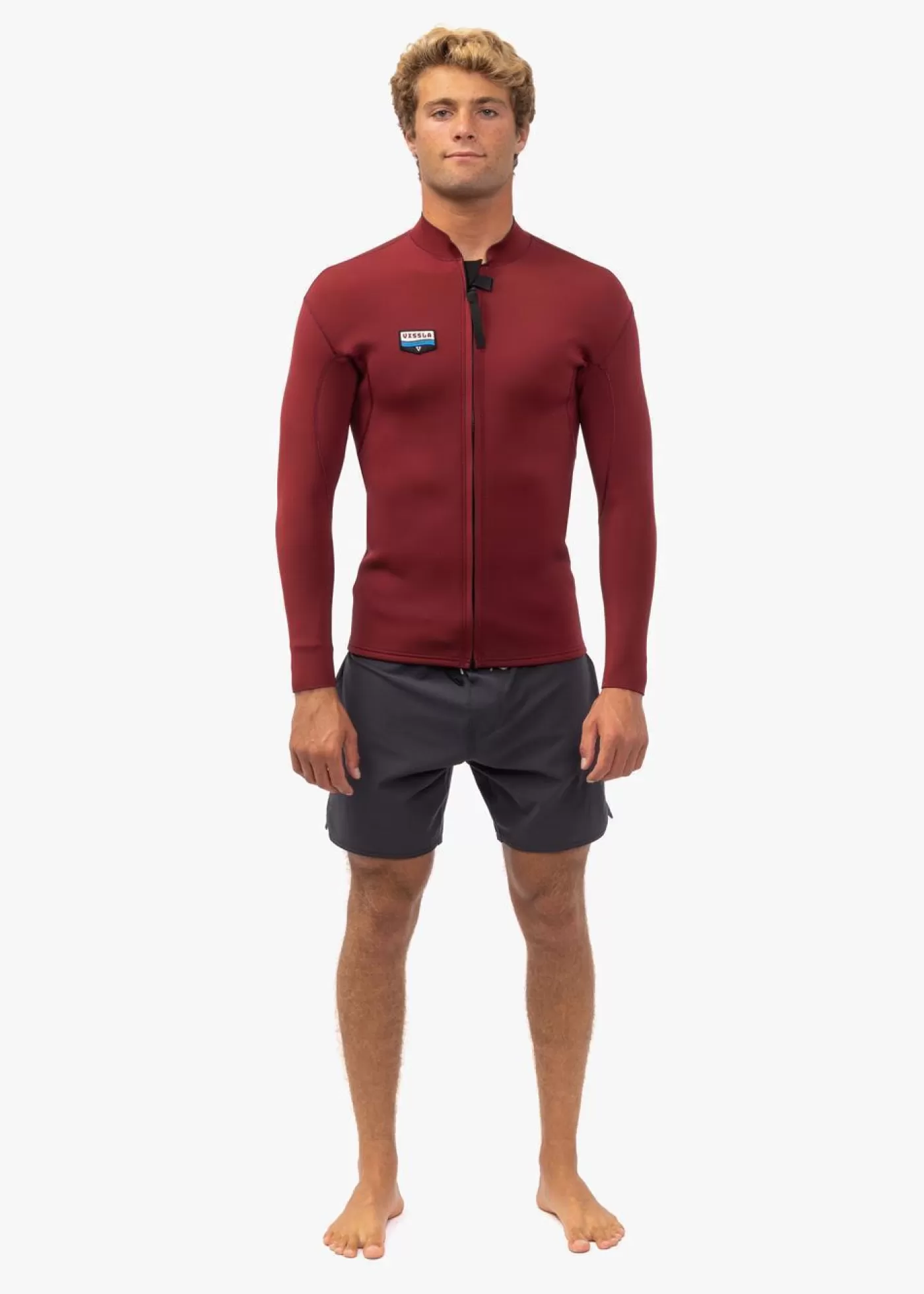 Vissla Solid Sets 2Mm Front Zip Wetsuit Jacket< Solid Sets Collection | Wetsuit Tops & Lycra