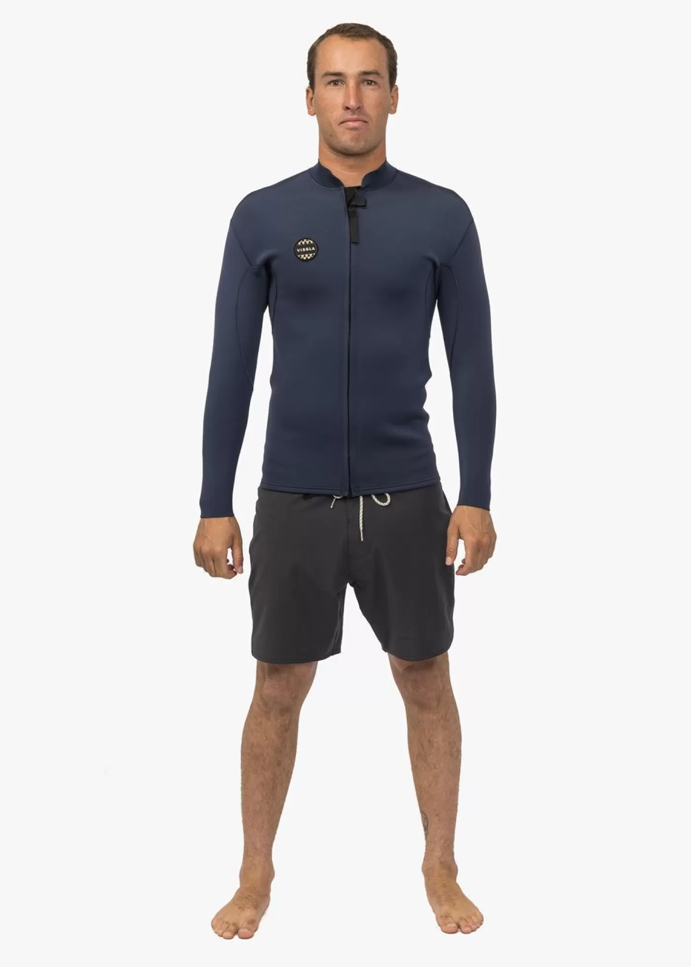 Vissla Solid Sets 2Mm Front Zip Wetsuit Jacket< Solid Sets Collection | Wetsuit Tops & Lycra