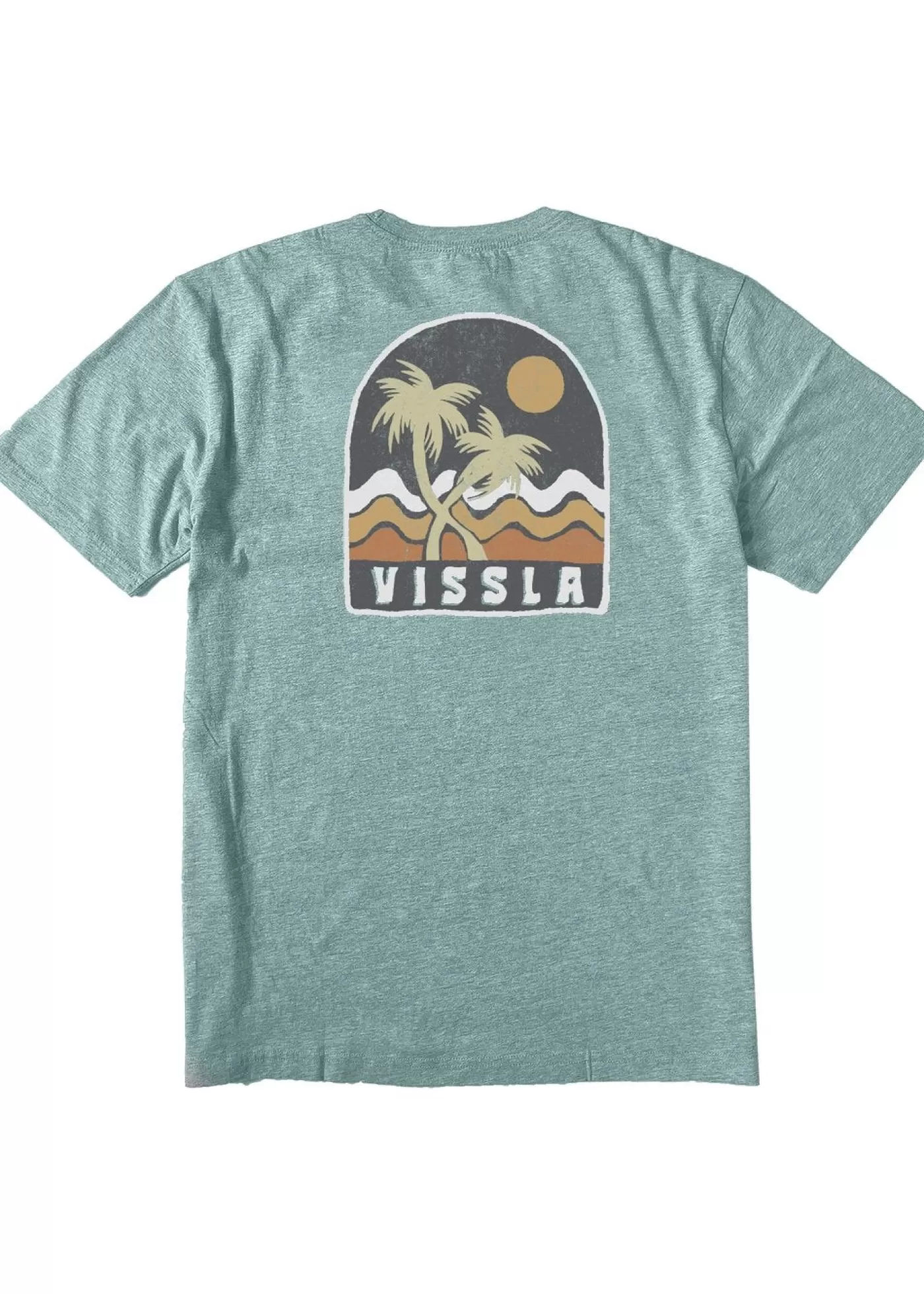 Vissla Twin Palms Heather Tee< Warm Weather Gifts | Gifts Under $45